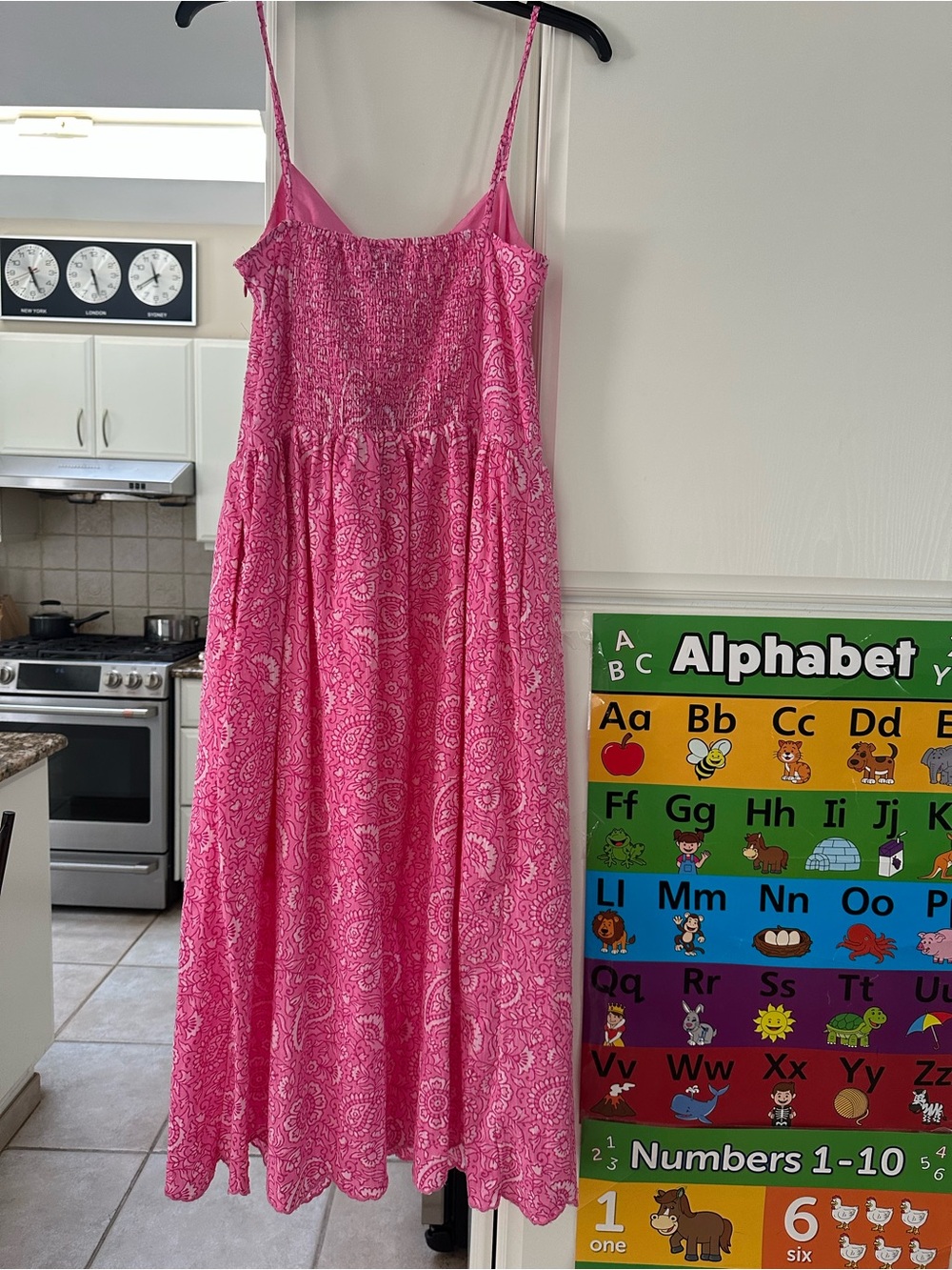 Roller Rabbit Pink Paisley Button-Front Dress - Picture 2 of 5